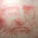 A Leonardo da Vinci self-portrait drawn around 1515 or 1516, during the inauguration of the exhibition "Leonardo da Vinci, the European Genius" in Brussels, August 17, 2007.